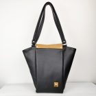 Eslo Pure Fekete Női Bőr Válltáska