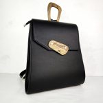 ESLO Luna Black Women's Leather Backpack