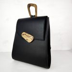 ESLO Luna Black Women's Leather Backpack