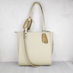 ESLO Luna Cream Women's Leather Shoulder Bag