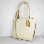 ESLO Luna Cream Women's Leather Shoulder Bag