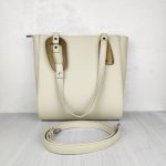ESLO Luna Cream Women's Leather Shoulder Bag
