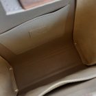 Eslo Manci hazai designer női  krém gobelin bőr válltáska, prémium minőség, kézzel készített egyedi dizájn.