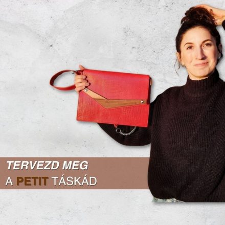 Eslo Petit egyedi hazai designer női bőr boritéktáska, prémium minőség, kézzel készített egyedi dizájn.