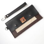 Eslo hazai, egyedi tervezésű, kézzel készített designer bőr női pénztárca