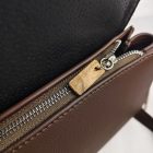 Eslo Luna Csokoládé női bőr oldaltáska 