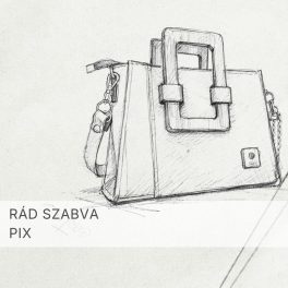 Eslo Pix egyedi hazai designer női bőr kistáska, prémium minőség, kézzel készített egyedi dizájn.