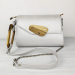ESLO Luna pearlescent women's leather side bag LIMITED