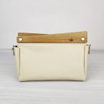 ESLO Pure Krém női női bőr minitáska