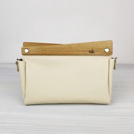 ESLO Pure Krém női bőr pipere alkalmi táska