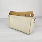 ESLO Pure Krém női női bőr minitáska