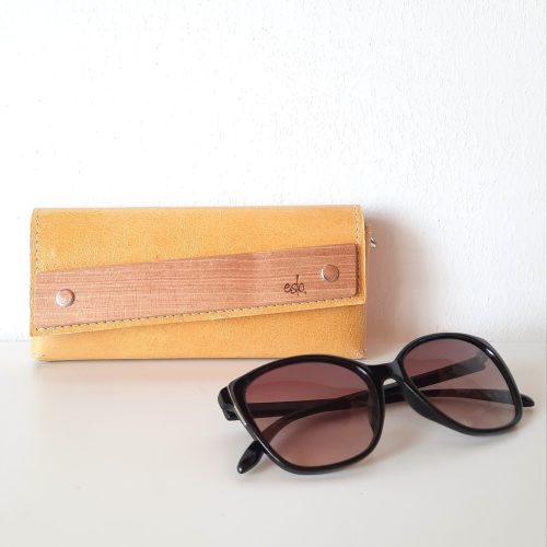 ESLO Yellow Leather Glasses Case LIMITED