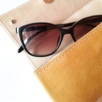 ESLO Yellow Leather Glasses Case LIMITED