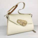 Eslo Luna Cream Women's Leather Side Bag