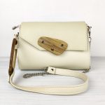 Eslo Luna Cream Women's Leather Side Bag