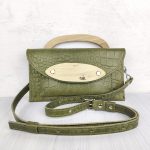 Eslo Mio Variable Green Croco Women's Leather Mini Bag LIMITED