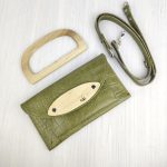 Eslo Mio Variable Green Croco Women's Leather Mini Bag LIMITED