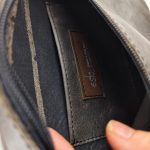 Eslo Roger Leather Crossbody/Waist Bag Grey - Black Unisex