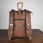 Eslo Columbia hazai designer női rosado bőr hátitáska, hátizsák, prémium minőség, kézzel készített egyedi dizájn.