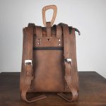 Eslo Columbia hazai designer női rosado bőr hátitáska, hátizsák, prémium minőség, kézzel készített egyedi dizájn.