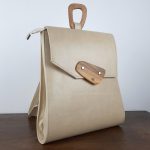 Luna pearlescent women's leather backpack LIMITED