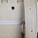 Luna pearlescent women's leather backpack LIMITED