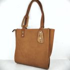 ESLO Luna Karamell női bőr válltáska