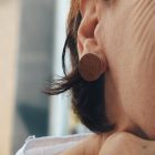 Eslo fülbevaló szett fekete