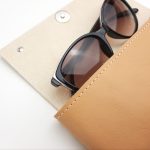 ESLO Camel Leather Eyewear Case