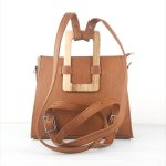 Eslo Pix 4in1 Caramel Women's Leather Bag