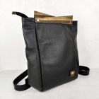 Eslo Pure Fekete Női Bőr Hátitáska