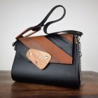 Eslo Columbia hazai designer női  colorado bőr oldaltáska, prémium minőség, kézzel készített egyedi dizájn.