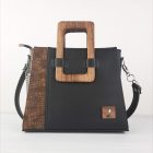 ESLO Pix 4in1 Fekete Mix Női Bőr Táska LIMITED 