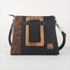 ESLO Pix 4in1 Fekete Mix Női Bőr Táska LIMITED 