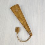 Eslo Apricot Fan with Burgundy Leather LIMITED