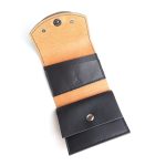 Eslo Black Leather Wallet Mini