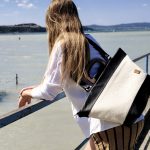 Summer krém válltáska natúr vászonból