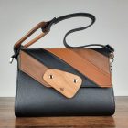 Eslo Columbia hazai designer női  negero bőr oldaltáska, prémium minőség, kézzel készített egyedi dizájn.