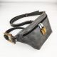 Eslo Roger Leather Crossbody/Waist Bag Grey Unisex