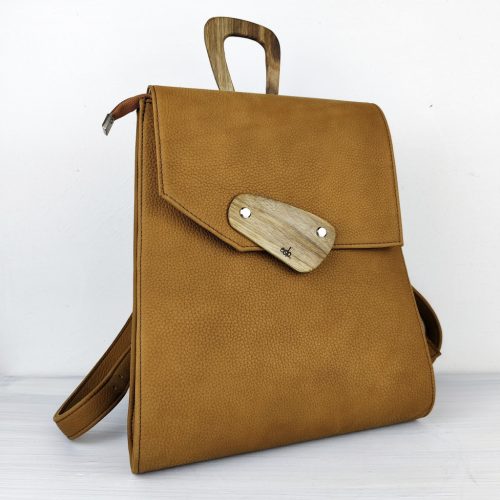 Eslo Luna Caramel Women's Leather Backpack LIMITED