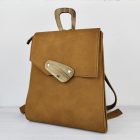 Eslo Luna Karamell női bőr hátitáska LIMITED 