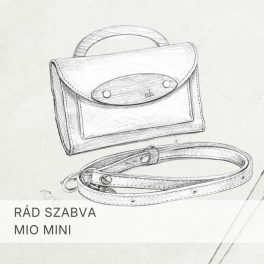 Eslo Mio egyedi hazai designer női bőr minitáska, prémium minőség, kézzel készített egyedi dizájn.