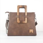 Eslo Pix 4in1 Batik Brown Women's Leather Handbag