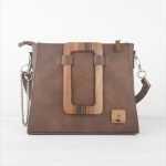 Eslo Pix 4in1 Batik Brown Women's Leather Handbag