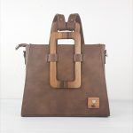 Eslo Pix 4in1 Batik Brown Women's Leather Handbag